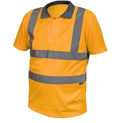 HT5K340-3XL Högert Technik Felix koszulka polo o wysokiej widoczności, pomarańczowa 3XL – oddychająca, paski odblaskowe, EN ISO 20471 klasa 2, odzież robocza i ochronna, odblaskowa, pomarańczowy, 3XL HT5K340-3XL Högert Technik Felix koszulka polo o wysokiej widoczności, pomarańczowa 3XL – oddychająca, paski odblaskowe, EN ISO 20471 klasa 2, odzież robocza i ochronna, odblaskowa, pomarańczowy, 3XL