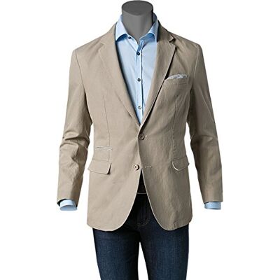 Tommy Hilfiger Męska marynarka, beżowy (203), 54 Tommy Hilfiger Męska marynarka, beżowy (203), 54
