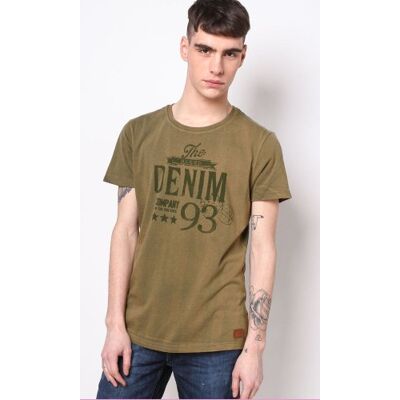 SOJ234738 Blend Męski T-shirt, zielony (70595), 46 PL SOJ234738 Blend Męski T-shirt, zielony (70595), 46 PL
