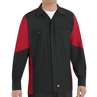 SY10BR Red Kap T-shirt męski, czarny/czerwony, M SY10BR Red Kap T-shirt męski, czarny/czerwony, M