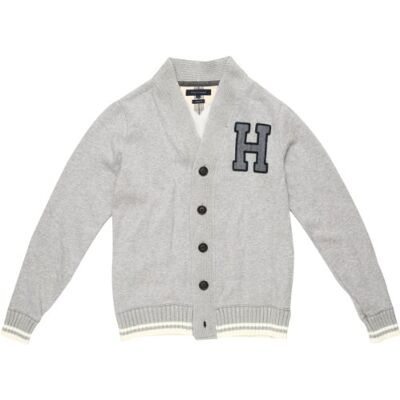 JOE BTN-THRU CARDI L/S VF / 887820520 Tommy Hilfiger Męska kurtka z dzianiny Joe BTN-Thru Cardi L/S VF/887820520, Szary (501 Cloud Htr), 50 JOE BTN-THRU CARDI L/S VF / 887820520 Tommy Hilfiger Męska kurtka z dzianiny Joe BTN-Thru Cardi L/S VF/887820520, Szary (501 Cloud Htr), 50