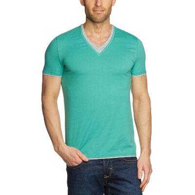 11002050 / 1131218 Strellson Premium męski T-shirt Slim Fit 11002050/1131218, zielony (146), 52 PL 11002050 / 1131218 Strellson Premium męski T-shirt Slim Fit 11002050/1131218, zielony (146), 52 PL