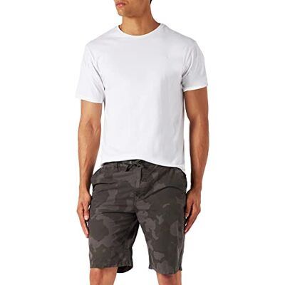 497030/7F19 camel active Męskie szorty Chino Military Print Regular Fit Houston, szary, 33W 497030/7F19 camel active Męskie szorty Chino Military Print Regular Fit Houston, szary, 33W