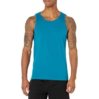 AE1816884-Teal-Large Amazon Essentials Męska koszulka bez rękawów Slim Fit, turkusowy, L AE1816884-Teal-Large Amazon Essentials Męska koszulka bez rękawów Slim Fit, turkusowy, L