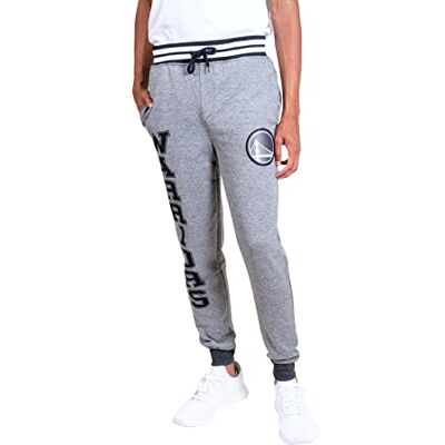 VFM3377F-GW-BML-L UNK NBA Męskie VFM3377F NBA Polar Polar Varsity Paski Żeberkowe Spodnie Jogger, Czarny Marled, Duże VFM3377F-GW-BML-L UNK NBA Męskie VFM3377F NBA Polar Polar Varsity Paski Żeberkowe Spodnie Jogger, Czarny Marled, Duże