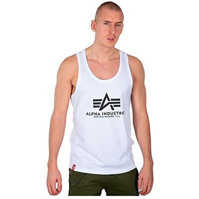 116513-09 Alpha Industries Basic Tank BB Top dla mężczyzn White 116513-09 Alpha Industries Basic Tank BB Top dla mężczyzn White
