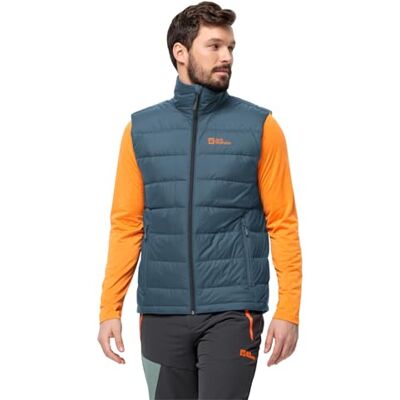 1207691_C0412 Jack Wolfskin Męska kamizelka puchowa Ather Down Vest M, Midnight Sky, 3XL 1207691_C0412 Jack Wolfskin Męska kamizelka puchowa Ather Down Vest M, Midnight Sky, 3XL