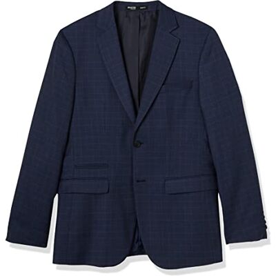 16087866 SELETED HOMME Men's SLHSLIM-Neil CHK BLZ B NOOS marynarka, Navy Blazer/Checks:Check, 94, Navy Blazer/Checks: Check 16087866 SELETED HOMME Men's SLHSLIM-Neil CHK BLZ B NOOS marynarka, Navy Blazer/Checks:Check, 94, Navy Blazer/Checks: Check