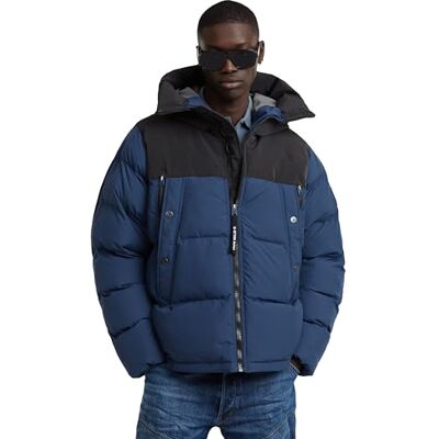 D23645 G-STAR Kurtka męska Expedition Puffer Jackets, Niebieski (dk sea blue -D712-1023), XL D23645 G-STAR Kurtka męska Expedition Puffer Jackets, Niebieski (dk sea blue -D712-1023), XL