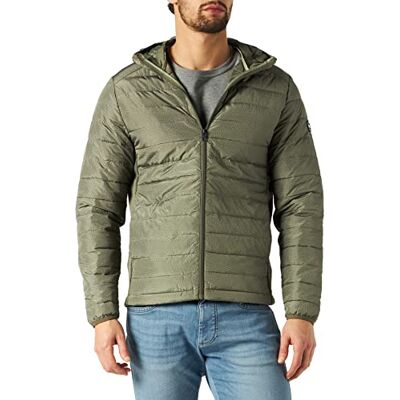 12200419 JACK & JONES Jjeace Spring Puffer Hood kurtka pikowana z kapturem, Dusty Olive, L 12200419 JACK & JONES Jjeace Spring Puffer Hood kurtka pikowana z kapturem, Dusty Olive, L