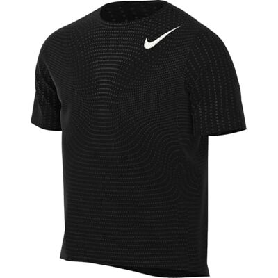 HJ3377-010 Nike Aeroswift Dri-Fit ADV męski top do biegania z krótkim rękawem, czarny/biały Summit White, , 2XL HJ3377-010 Nike Aeroswift Dri-Fit ADV męski top do biegania z krótkim rękawem, czarny/biały Summit White, , 2XL