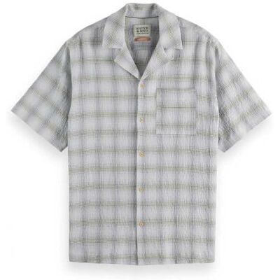 180031 Checked koszulka z krótkim rękawem Relaxed-Fit, Swan Crinkle Check 100, XXL 180031 Checked koszulka z krótkim rękawem Relaxed-Fit, Swan Crinkle Check 100, XXL