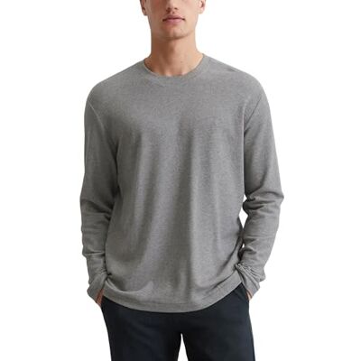 428205752188 Marc O'Polo Męska koszulka z długim rękawem z bawełny organicznej z okrągłym dekoltem, 936., XS 428205752188 Marc O'Polo Męska koszulka z długim rękawem z bawełny organicznej z okrągłym dekoltem, 936., XS