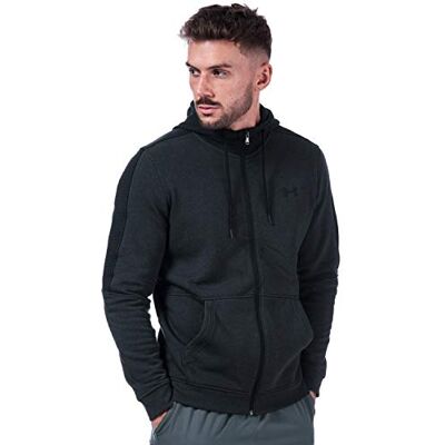 1345801-001 Under Armour męska mikronitka polar Fz rozgrzewka góra Black Full Heather S 1345801-001 Under Armour męska mikronitka polar Fz rozgrzewka góra Black Full Heather S