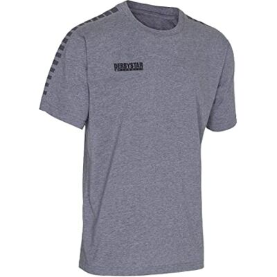 6021030900 Derbystar Ultimo t-shirt uniseks, szary, S 6021030900 Derbystar Ultimo t-shirt uniseks, szary, S