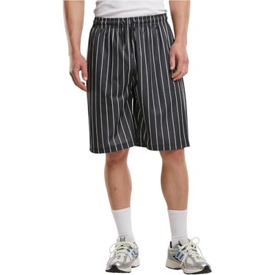 TB7384-00826-0054 Urban Classics Pinstripe TrackShorts, czarny/biały, XL TB7384-00826-0054 Urban Classics Pinstripe TrackShorts, czarny/biały, XL