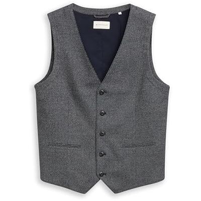 1049234 TOM TAILOR Kamizelka męska, 39159 Navy Structured Grindle, 48 1049234 TOM TAILOR Kamizelka męska, 39159 Navy Structured Grindle, 48