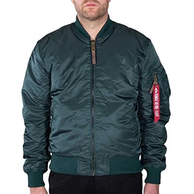 191118-610 Alpha Industries MA-1 VF 59 Bomber Jacket dla mężczyzn Navy Green 191118-610 Alpha Industries MA-1 VF 59 Bomber Jacket dla mężczyzn Navy Green