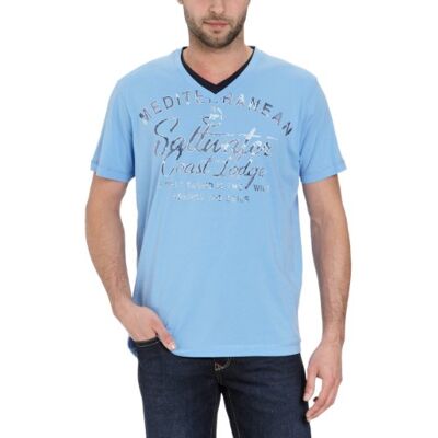 2263199 LERROS T-shirt męski , Niebieski (Light Blue 449), 54 2263199 LERROS T-shirt męski , Niebieski (Light Blue 449), 54
