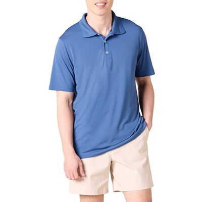 F16AE40001_SUS Amazon Essentials Men's Szybkoschnąca koszulka polo do golfa regular fit (dostępna w wersjach Big i Tall), Niebieski, XL F16AE40001_SUS Amazon Essentials Men's Szybkoschnąca koszulka polo do golfa regular fit (dostępna w wersjach Big i Tall), Niebieski, XL