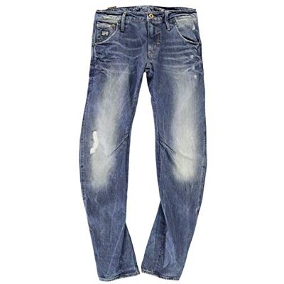 50783-5773-3142 G-STAR RAW Arc 3D Slim dżinsy męskie, Niebieski (Medium Aged Destroy ), 27W / 34L 50783-5773-3142 G-STAR RAW Arc 3D Slim dżinsy męskie, Niebieski (Medium Aged Destroy ), 27W / 34L