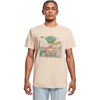 MC1146 Merchcode Męski T-shirt piaskowy, 5XL MC1146 Merchcode Męski T-shirt piaskowy, 5XL