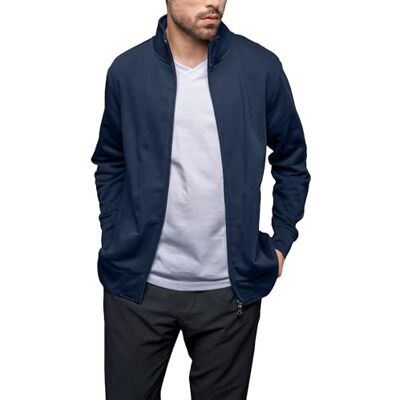 1001 HRM Fair Trade męska bluza premium Full-Zip Sweat Jacket I Fair Trade męska bluza 360 g/m² I z 70% bawełny i 30% poliestru pochodzącego z recyklingu, grantowy, M 1001 HRM Fair Trade męska bluza premium Full-Zip Sweat Jacket I Fair Trade męska bluza 360 g/m² I z 70% bawełny i 30% poliestru pochodzącego z recyklingu, grantowy, M