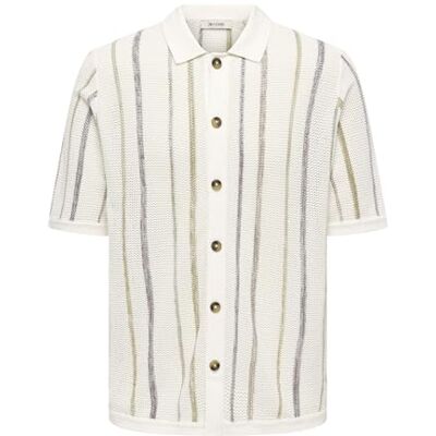 22036174-4936224 Onstobby Life RLX Ss Shirt Knit Noos, Cloud Dancer, XS 22036174-4936224 Onstobby Life RLX Ss Shirt Knit Noos, Cloud Dancer, XS