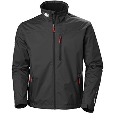 30263 Helly Hansen Mężczyźni Crew Sailing Jacket Kurtka Wodoodporna, Czarny, S 30263 Helly Hansen Mężczyźni Crew Sailing Jacket Kurtka Wodoodporna, Czarny, S