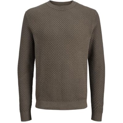 12286611-4909244 JACK & JONES Męska dzianina Jprblubarkley Crew Neck Ch, Crocodile, XS, Krokodyl, XS 12286611-4909244 JACK & JONES Męska dzianina Jprblubarkley Crew Neck Ch, Crocodile, XS, Krokodyl, XS