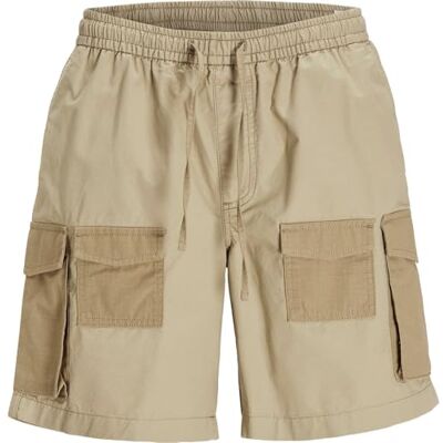 12268333 JACK&JONES JPSTBILL JJALFIE Ripstop Cargo Shorts LN, Crockery., L 12268333 JACK&JONES JPSTBILL JJALFIE Ripstop Cargo Shorts LN, Crockery., L