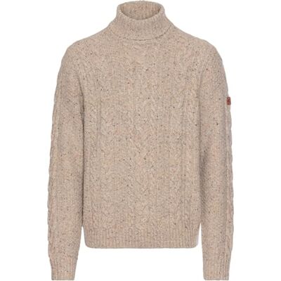 409550-4K36 camel active Sweter rękaw 1/1, Sand, 3XL 409550-4K36 camel active Sweter rękaw 1/1, Sand, 3XL