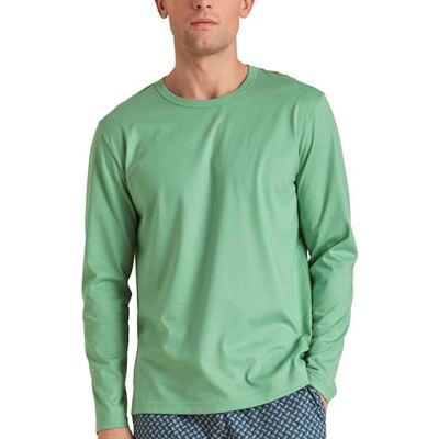 15884 CALIDA RMX Sleep Enjoy t-shirt męski, zielony, 56 15884 CALIDA RMX Sleep Enjoy t-shirt męski, zielony, 56