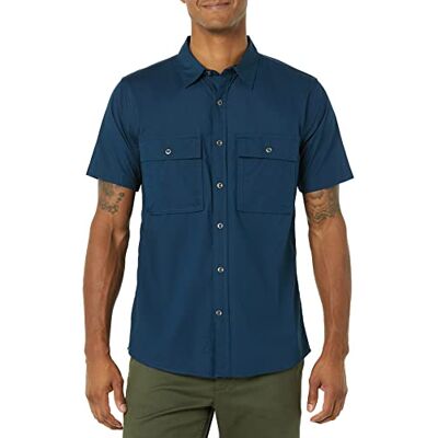 GTM40012SS22-BLU988-X-Small Amazon Essentials Męska koszulka z krótkim rękawem i dwiema kieszeniami (wcześniej Goodthreads), indygo, XS GTM40012SS22-BLU988-X-Small Amazon Essentials Męska koszulka z krótkim rękawem i dwiema kieszeniami (wcześniej Goodthreads), indygo, XS