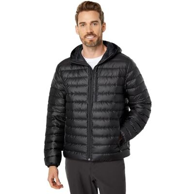 M13176 Marmot Meżczyzni Highlander Hoody, Ultralekka kurtka puchowa, sprężystość puchu 700 FP, ciepła kurtka turystyczna, wodoodporna, wiatroszczelna, Black, XL M13176 Marmot Meżczyzni Highlander Hoody, Ultralekka kurtka puchowa, sprężystość puchu 700 FP, ciepła kurtka turystyczna, wodoodporna, wiatroszczelna, Black, XL