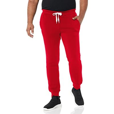 9001-1570S-P Southpole Męskie spodnie dresowe 1570 Basic Active Fleece Jogger, Czerwony, L 9001-1570S-P Southpole Męskie spodnie dresowe 1570 Basic Active Fleece Jogger, Czerwony, L