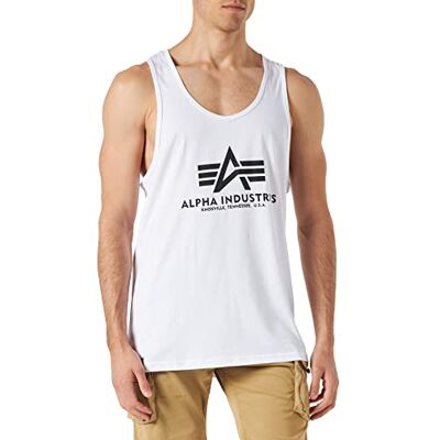116513-09 Alpha Industries Basic Tank BB Top dla mężczyzn White 116513-09 Alpha Industries Basic Tank BB Top dla mężczyzn White