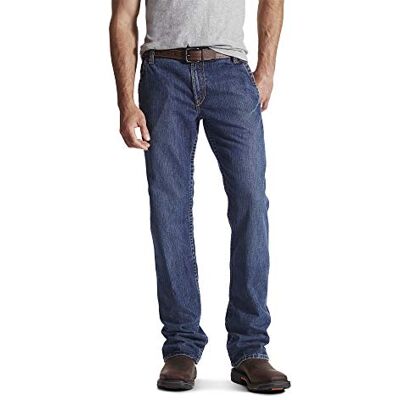 10017262 Ariat Męskie dżinsy FR M4 Relaxed Workhorse Boot Cut, Krzemień, 31W / 32L 10017262 Ariat Męskie dżinsy FR M4 Relaxed Workhorse Boot Cut, Krzemień, 31W / 32L