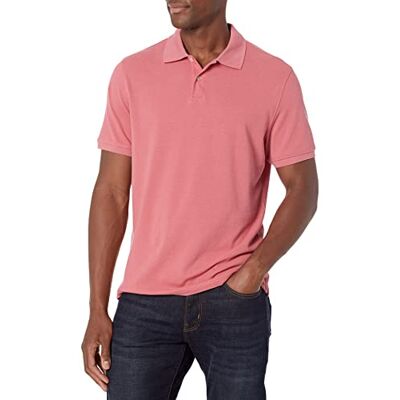 MAE40007SP18-Was-2XL Amazon Essentials Men's Bawełniana koszulka polo pique slim fit, Sprany czerwony, XXL MAE40007SP18-Was-2XL Amazon Essentials Men's Bawełniana koszulka polo pique slim fit, Sprany czerwony, XXL
