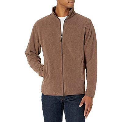 S17AE10002_SUS Amazon Essentials Men's Kurtka polarowa z zamkiem błyskawicznym (dostępna w wersjach Big i Tall), Brudny wrzosowy, M S17AE10002_SUS Amazon Essentials Men's Kurtka polarowa z zamkiem błyskawicznym (dostępna w wersjach Big i Tall), Brudny wrzosowy, M