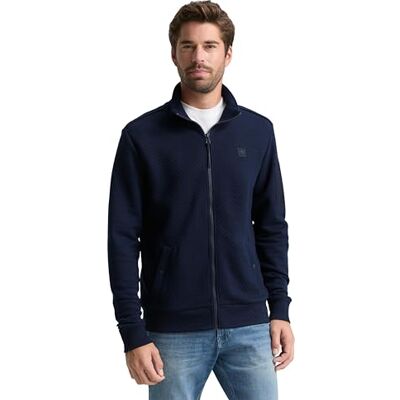 1049263 TOM TAILOR Męska bluza z kieszenią na rękawie, 10668 Sky Captain Blue, M 1049263 TOM TAILOR Męska bluza z kieszenią na rękawie, 10668 Sky Captain Blue, M