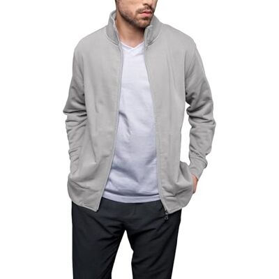 1001 HRM Fair Trade męska bluza premium Full-Zip Sweat Jacket I Fair Trade męska bluza 360 g/m² I z 70% bawełny i 30% poliestru pochodzącego z recyklingu, Sand, XL 1001 HRM Fair Trade męska bluza premium Full-Zip Sweat Jacket I Fair Trade męska bluza 360 g/m² I z 70% bawełny i 30% poliestru pochodzącego z recyklingu, Sand, XL