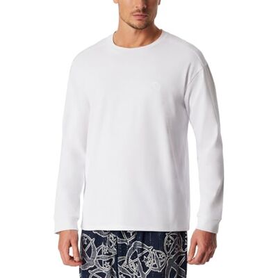 183225 Schiesser Męski top od piżamy, Biały_, 56 183225 Schiesser Męski top od piżamy, Biały_, 56