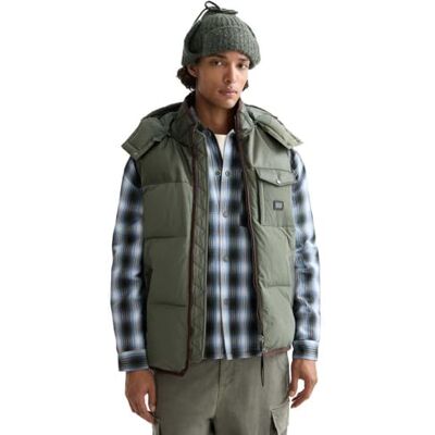 181629 Scotch & Soda Kamizelka puchowa z kapturem, Tymianek 250, XXL 181629 Scotch & Soda Kamizelka puchowa z kapturem, Tymianek 250, XXL