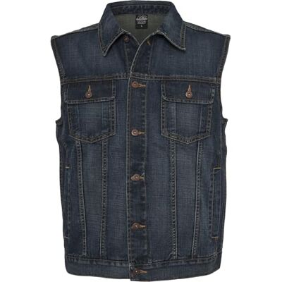 TB514-319 Urban Classics Kamizelka Mężczyźni Denim Vest TB514-319 Urban Classics Kamizelka Mężczyźni Denim Vest