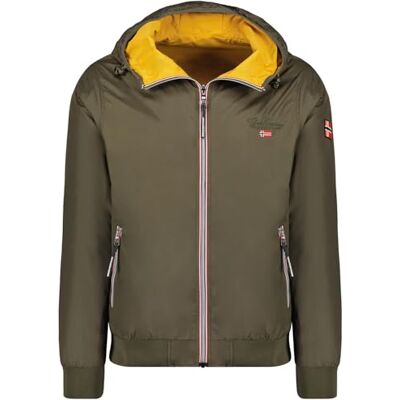 SZ1077H/GN Geographical Norway Arrivialama Men Męska pikowana ciepła kurtka puchowa na jesień i zimę, ciepła kurtka kurtka wiatrówka z długim rękawem męska (khaki 3XL), Khaki, 3XL SZ1077H/GN Geographical Norway Arrivialama Men Męska pikowana ciepła kurtka puchowa na jesień i zimę, ciepła kurtka kurtka wiatrówka z długim rękawem męska (khaki 3XL), Khaki, 3XL