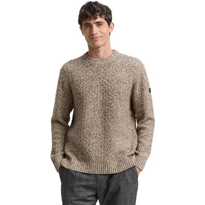 1048783 TOM TAILOR Sweter męski, 39281 wielokolorowa brązowa struktura, 3XL 1048783 TOM TAILOR Sweter męski, 39281 wielokolorowa brązowa struktura, 3XL