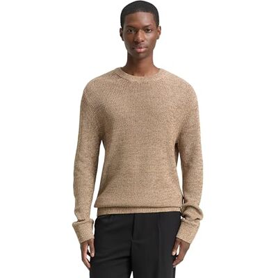 1049200 TOM TAILOR Denim Sweter męski, 25380 Brown Tonal Knit Mouline, XS 1049200 TOM TAILOR Denim Sweter męski, 25380 Brown Tonal Knit Mouline, XS