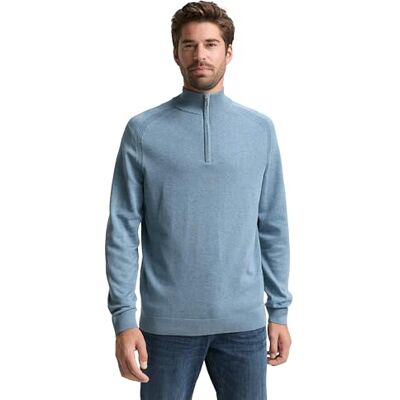 1047569 TOM TAILOR Sweter męski, 39094 Faded Blue Melange, 3XL 1047569 TOM TAILOR Sweter męski, 39094 Faded Blue Melange, 3XL