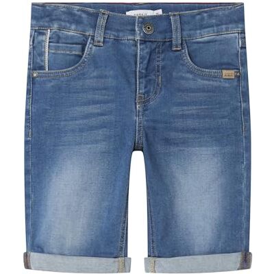 13197327 NAME IT Boy szorty jeansowe slim fit, niebieski (medium blue denim) 13197327 NAME IT Boy szorty jeansowe slim fit, niebieski (medium blue denim)